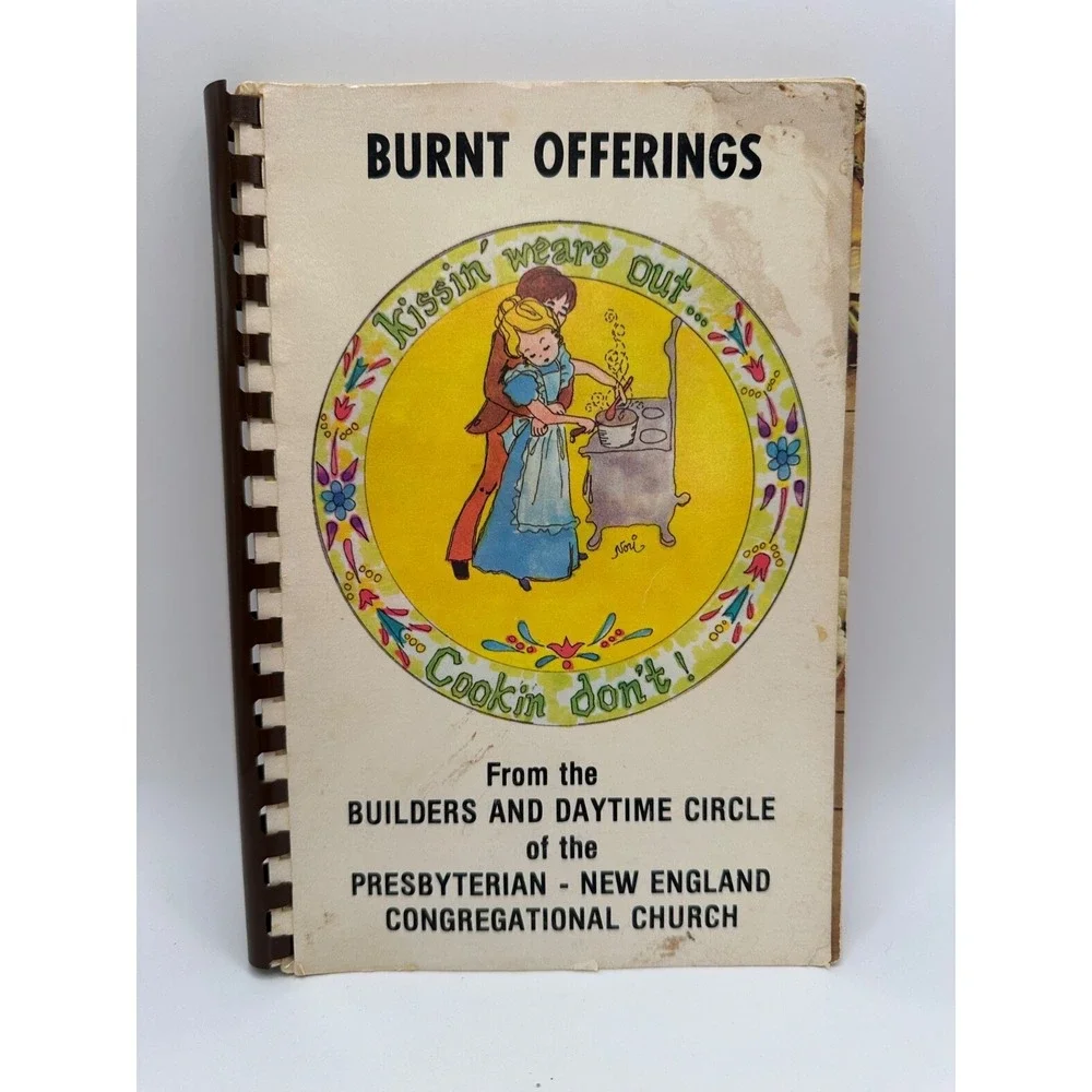 Vintage 1978 Burnt Offerings Presbyterian Congregational New England Church NY